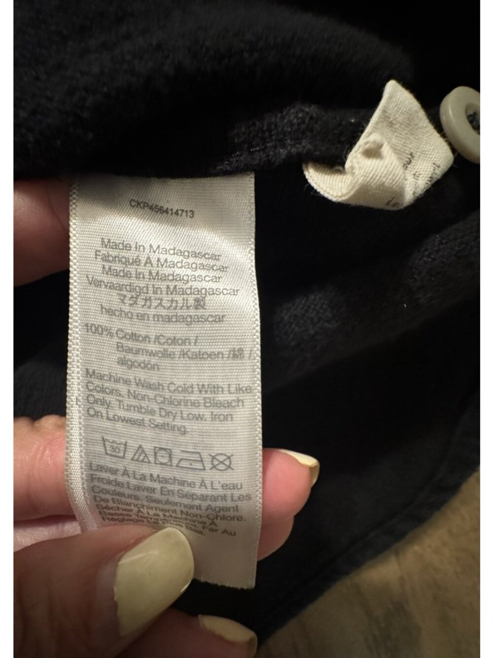 Madewell Men XS Brushed Twill Easy Shirt Shacket Jacket Shirt Button Up Black - Picture 10 of 11